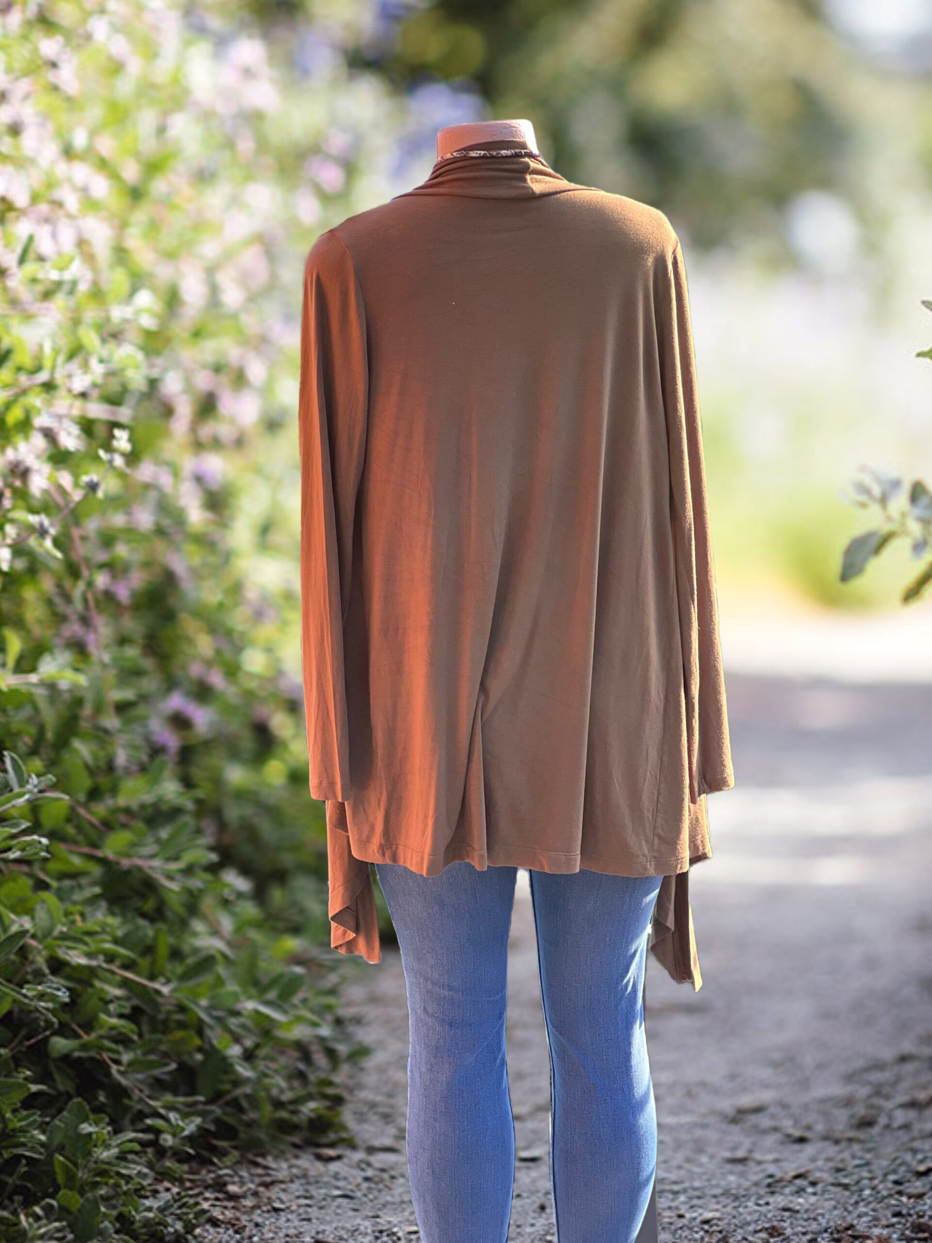 Ladies cardigan - Olive - Image 6