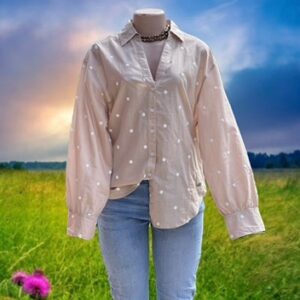 Buttoned Shirt with polka