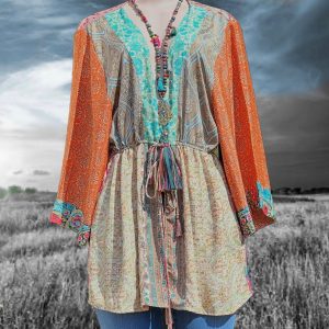 Multi-coloured Kimono