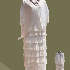 Cream Frill Dress